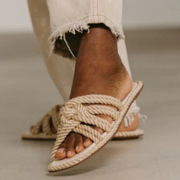 NEW KELSI DAGGER Beachy Rope Woven Sandals  257 3M2 - Picture 3 of 3